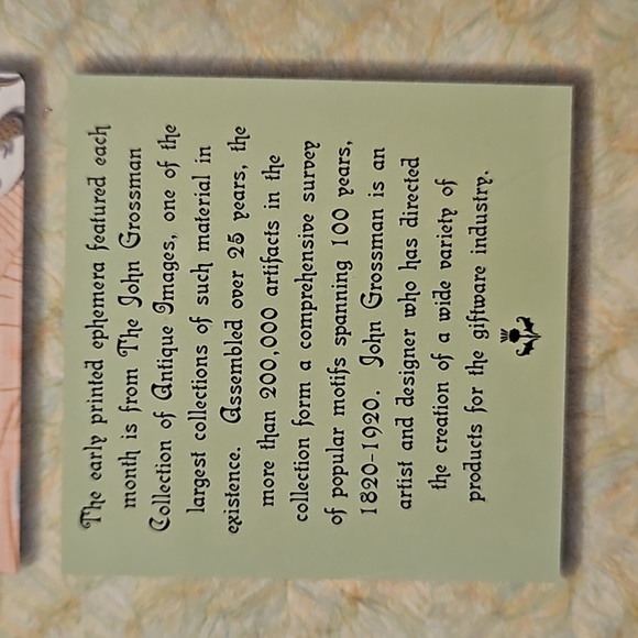 John Grossman's Victorian Moments 'Buzz and Flutter' 2001 calendar UNOPENED - Picture 5 of 16